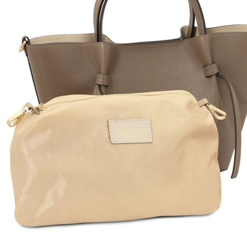 Legame - Leather shopping bag - Large size